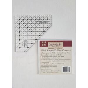 Antler Quilt Design Mini Simple Folded Corners Ruler NEW Quilting & Sewing